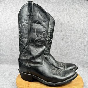 Old West Western Boots Men's Size 8.5 EE Cowboy Leather